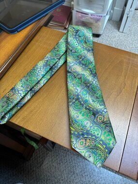 Imani Uomo Men's tie - Bow Knot Tie - Hand made - Green - 100% silk touch micro